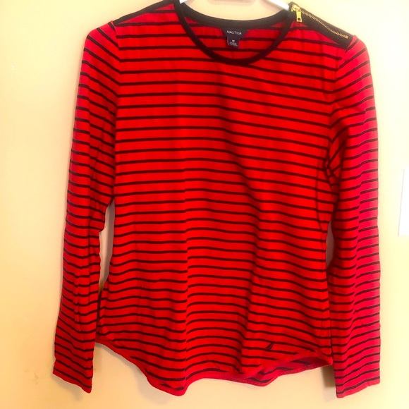 Nautica Long Sleeve Top 🍎 - Picture 1 of 3